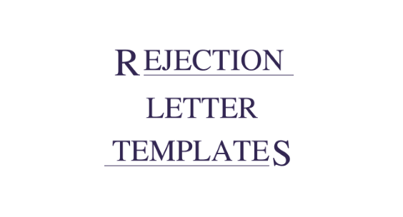 Rejection Letters